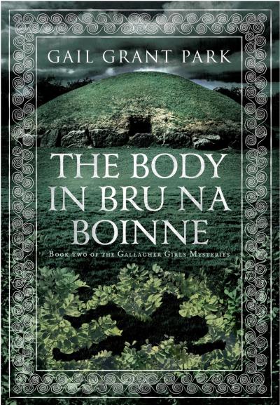 A burial mound with a shadowy body in the bushes foreground