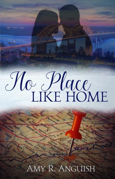 man and woman with Memphis bridge in background and a map at the bottom