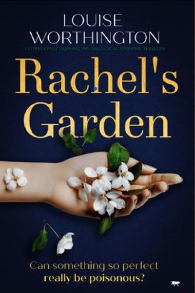 A hand holding petals against a dark background