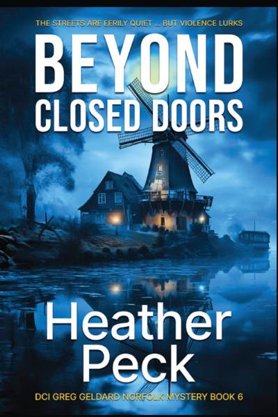 Moonlit image of an old watermill by a river, in shades of blue